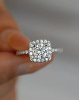 Radiant Moissanite Solitaire Ring – Ethical Elegance with Unmatched Sparkle