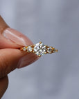 Moissanite Engagement Ring – Premium 1ct Brilliant Cut Solitaire Ring in 14K Gold