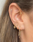 Skyla 18K Gold Celestial Earring Set