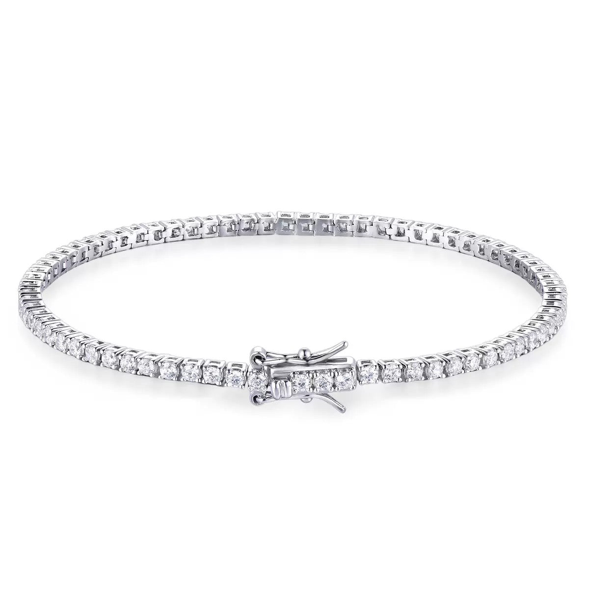 Luxury 14K Gold & Brass Tennis Bracelet – Timeless Bracelet