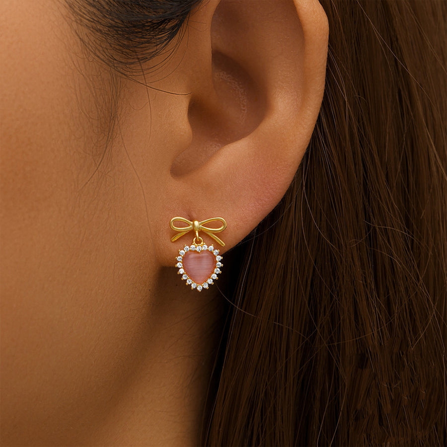 Adeline Heart earrings