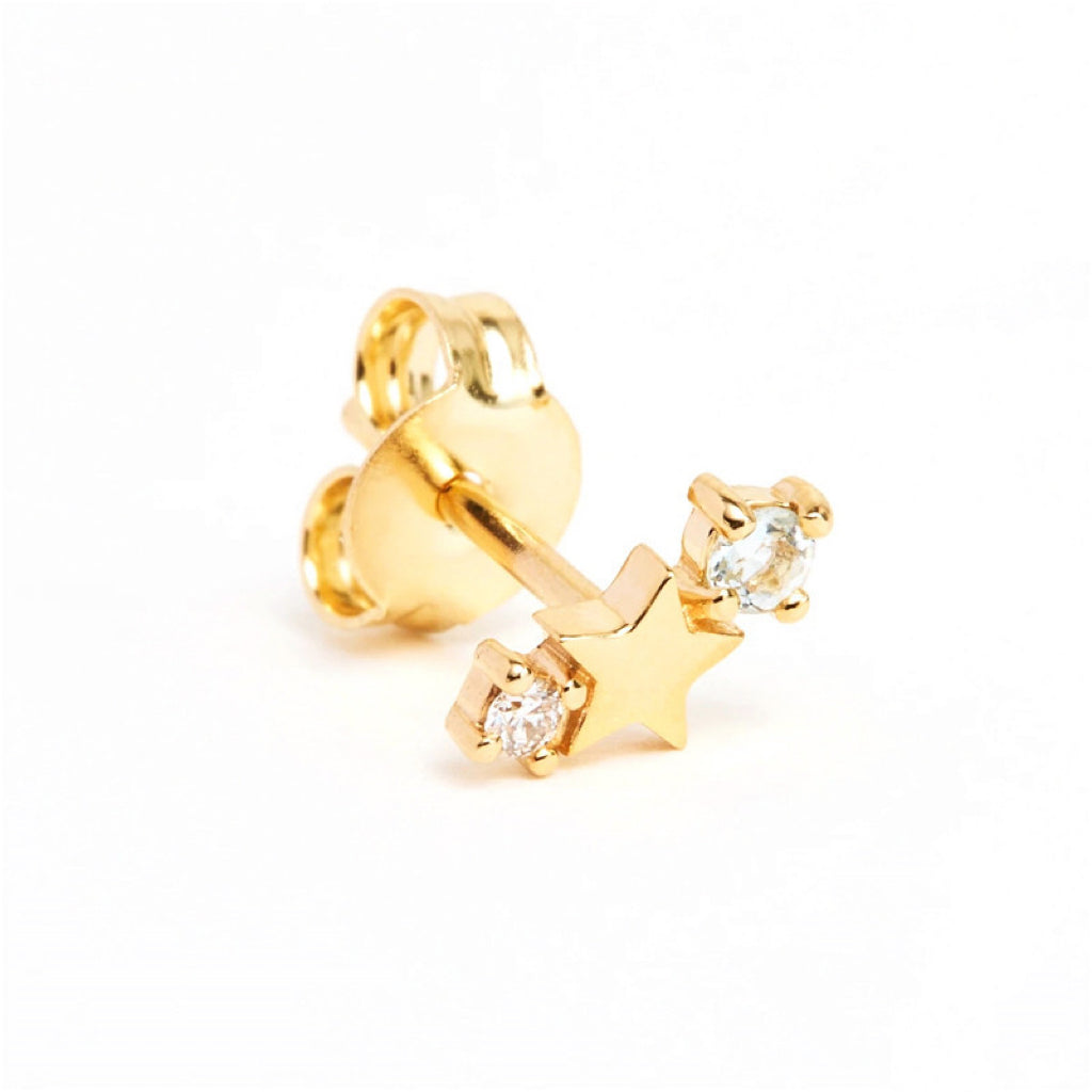 Mia Zodiac Stud Earring