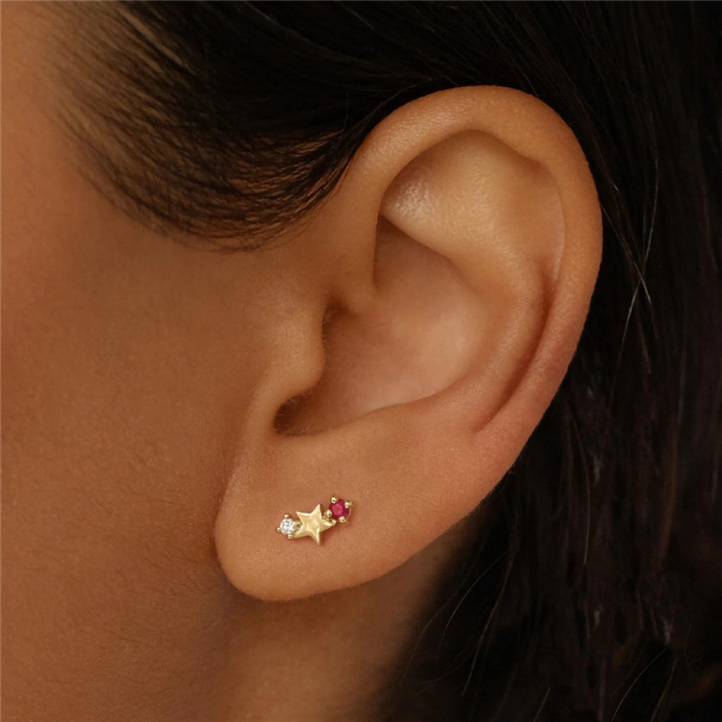 Mia Zodiac Stud Earring