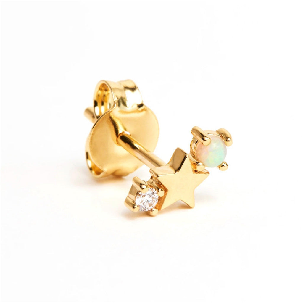 Mia Zodiac Stud Earring