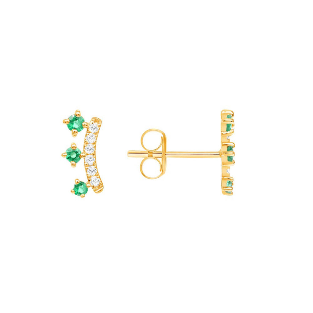 Elizabeth Zirconia Stud Earrings