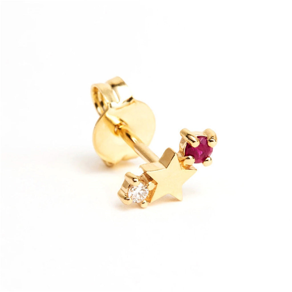 Mia Zodiac Stud Earring