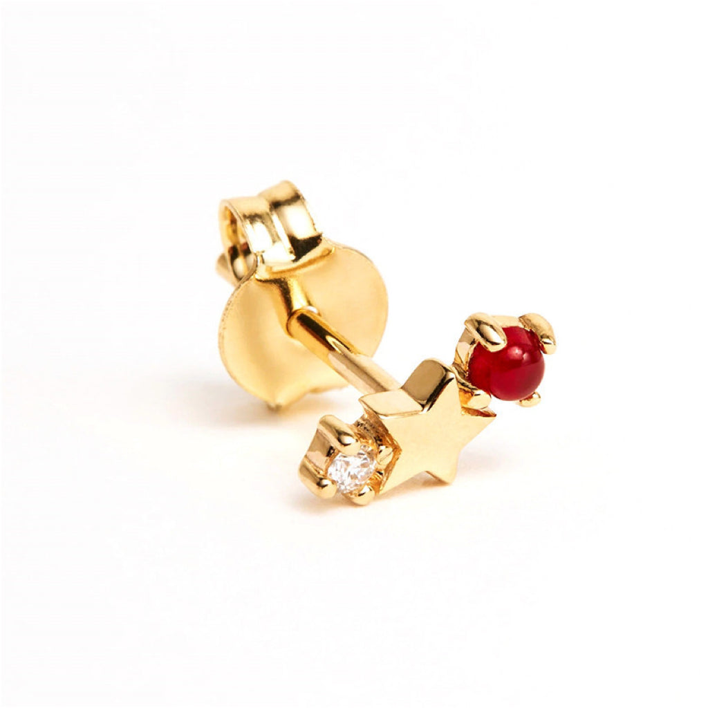 Mia Zodiac Stud Earring