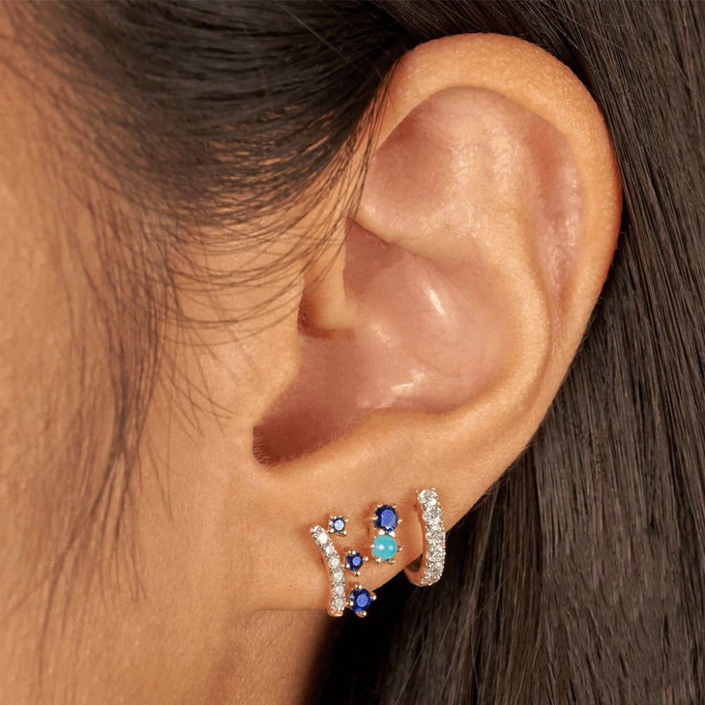 Elizabeth Zirconia Stud Earrings