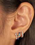 Elizabeth Zirconia Stud Earrings