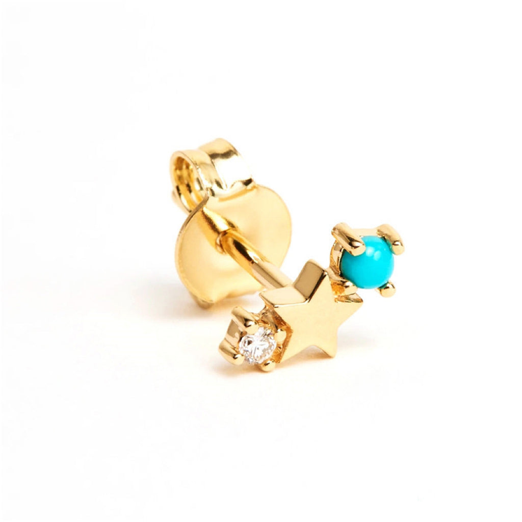 Mia Zodiac Stud Earring