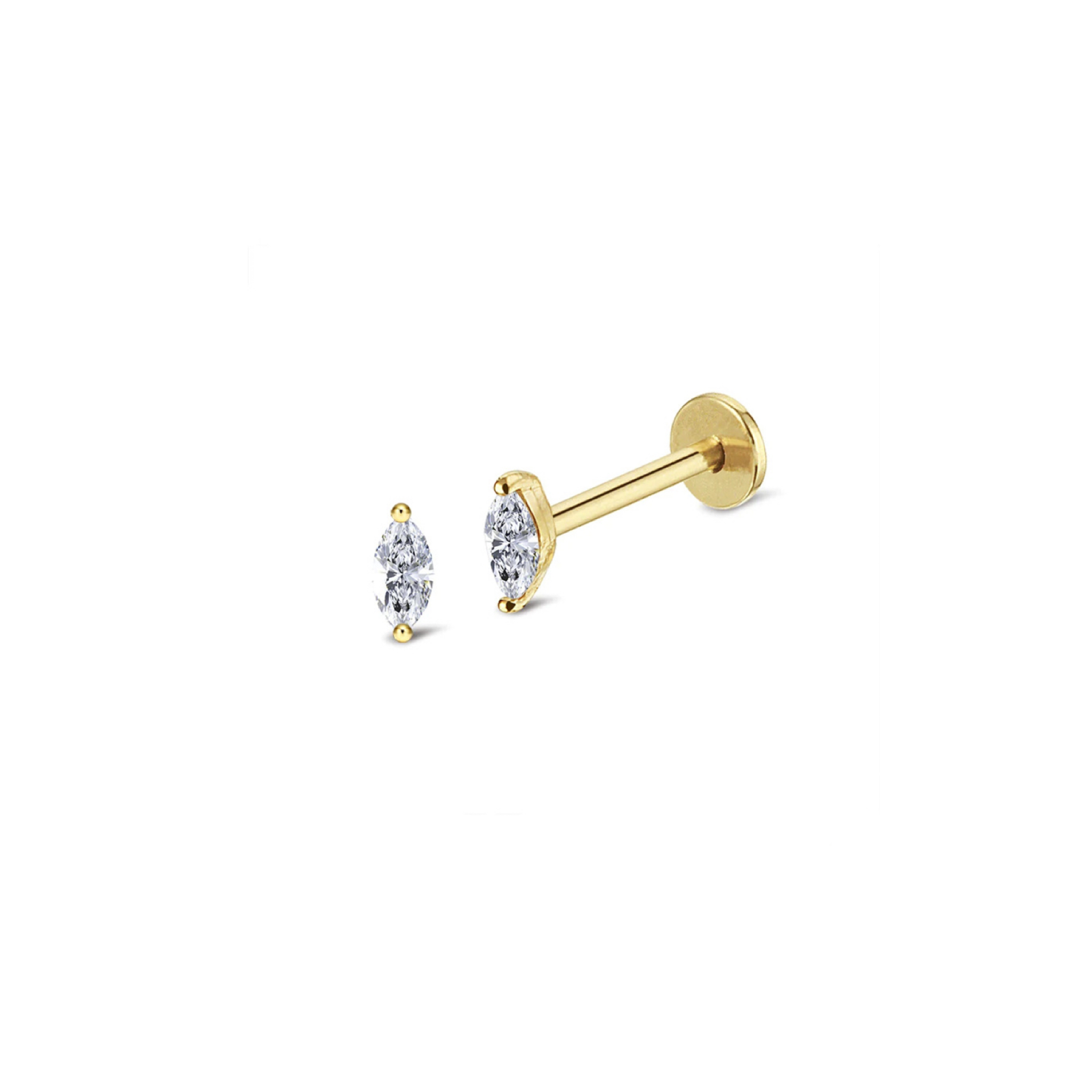 Emma Threaded Labret Earring